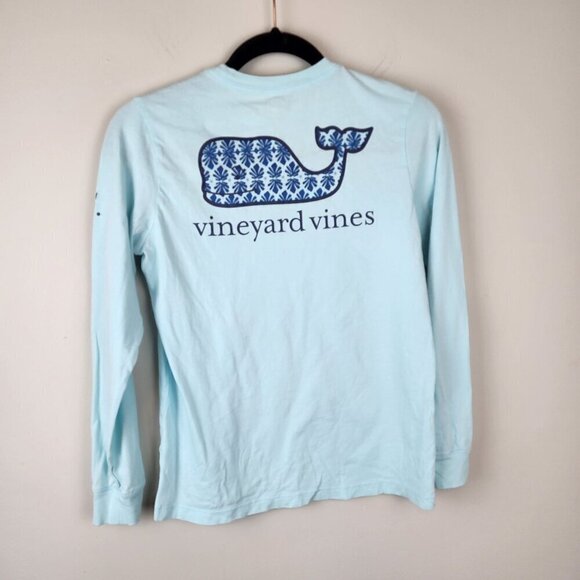 Vineyard Vines size M 12-14 long sleeve blue t shirt - Picture 6 of 9